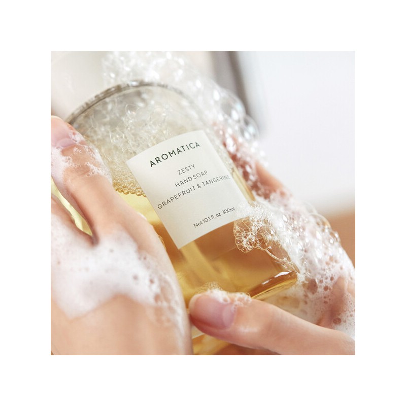 Aromatica Zesty Hand Soap Grapefruit Tangerine 300ml / 아로마티카 제스티
