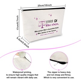 Funny Birthday Gifts for Women Libra Makeup Bag Zodiac Gift for Libra Girl Grandma Cosmetic Bag Libra Constellation Gift Astrology Gift for Mom Friends Sister Christmas Gift Zipper Travel Pouch