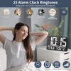 PERSUPER 13" Digital Wall Clock Large Display with Remote, 25