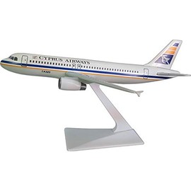 Cyprus Airways A320-200 Airplane Miniature Model Plastic Snap-Fit 1:200 Part# AAB-32020H-026