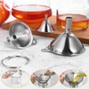 3 Piece Stainless Steel Funnel, Mini Stainless Steel Funnels, Multi-use