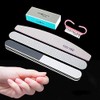 Herramienta de manicura, 5pcs/Set Limas de uñas Cepillo de polvo