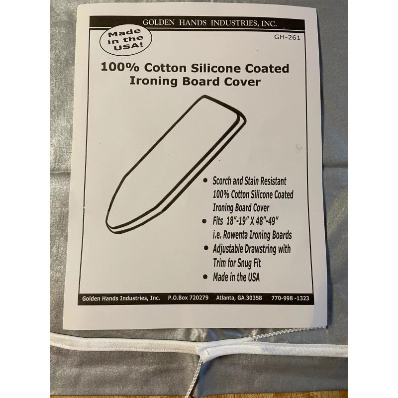 Golden Hands SILICONE COATED IRONING BOARD COVER TO FIT A