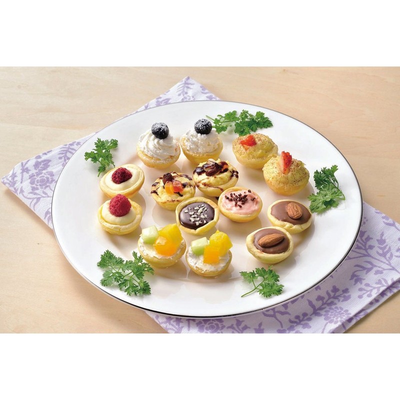 Pearl Metal Petite Cup Stamp, Snack DE SE D-502, Red,