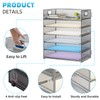 Marbrasse 2 Pack Desk Organizer with Handle, 6 Tier Paper