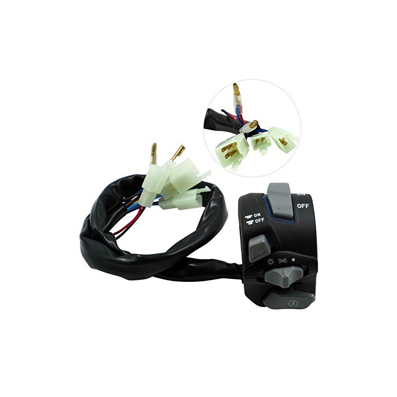 LED Motorcycle Steering Wheel Switch Combination Horn Switch Steering Switch