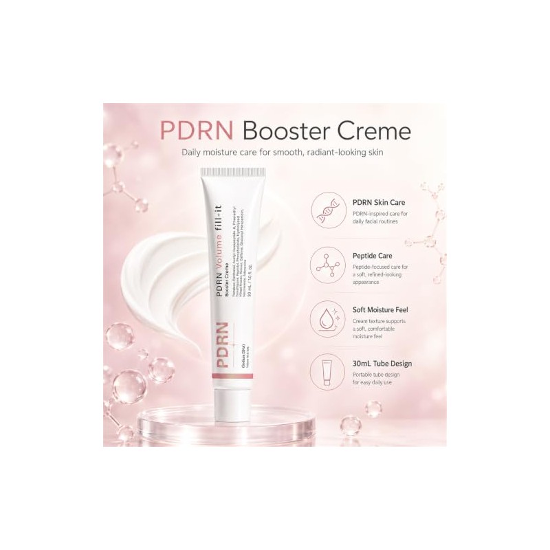 PDRN Volume Fill-It Booster Cream, Volume Plumping for Forehead, Neck,