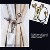 Gsycle 2Pcs Magnetic Curtain Tie Backs, Cat Shaped Curtain Holders