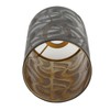 Windmill Shadow Metal Lamp Shades Hollow Carved Lampshade Modern Style