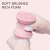 3 In 1 Cleansing Shampoo Manual Massage Brush Dual Head