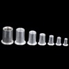 175pcs Rivet Nut Set Flat Head Aluminium Nutsert Assortment with