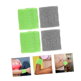 CORHAD Men's Sports Wristbands 4 Pack Wrist Sweatbands Wrist Wraps Tennis Wristband