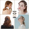 ZOCONE Pack of 6 Women's French Hair Clips Ellipse Classic