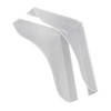 2 Pcs Bathtub Splashing Guard Acrylic Shower Tub Corner Water