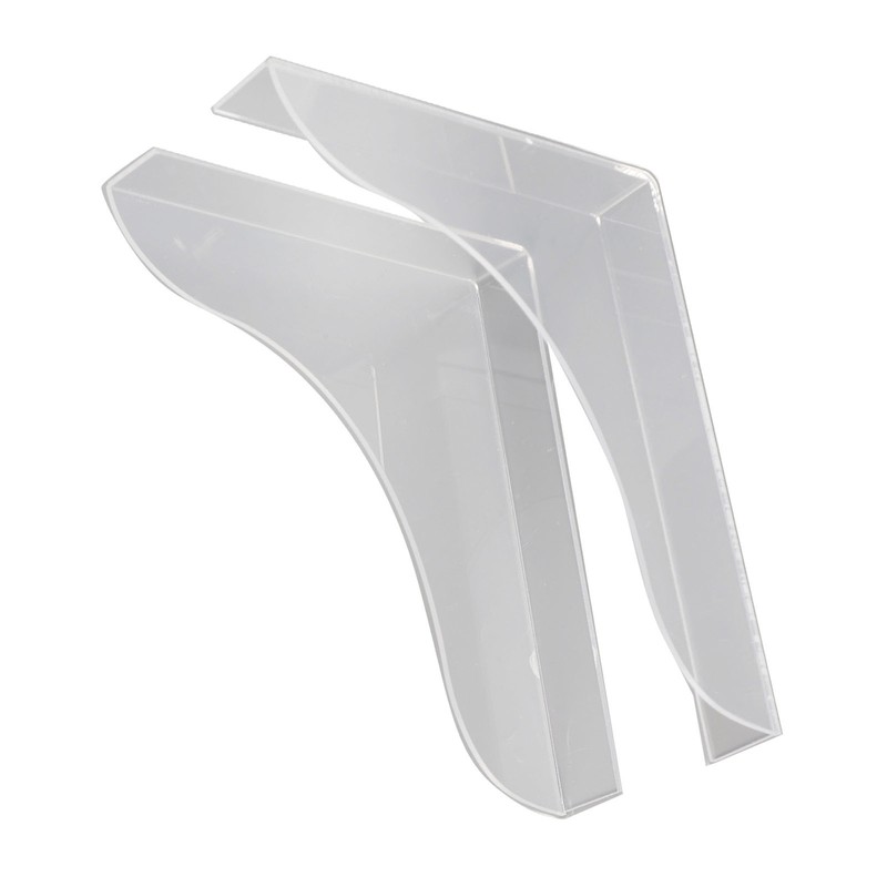 2 Pcs Bathtub Splashing Guard Acrylic Shower Tub Corner Water