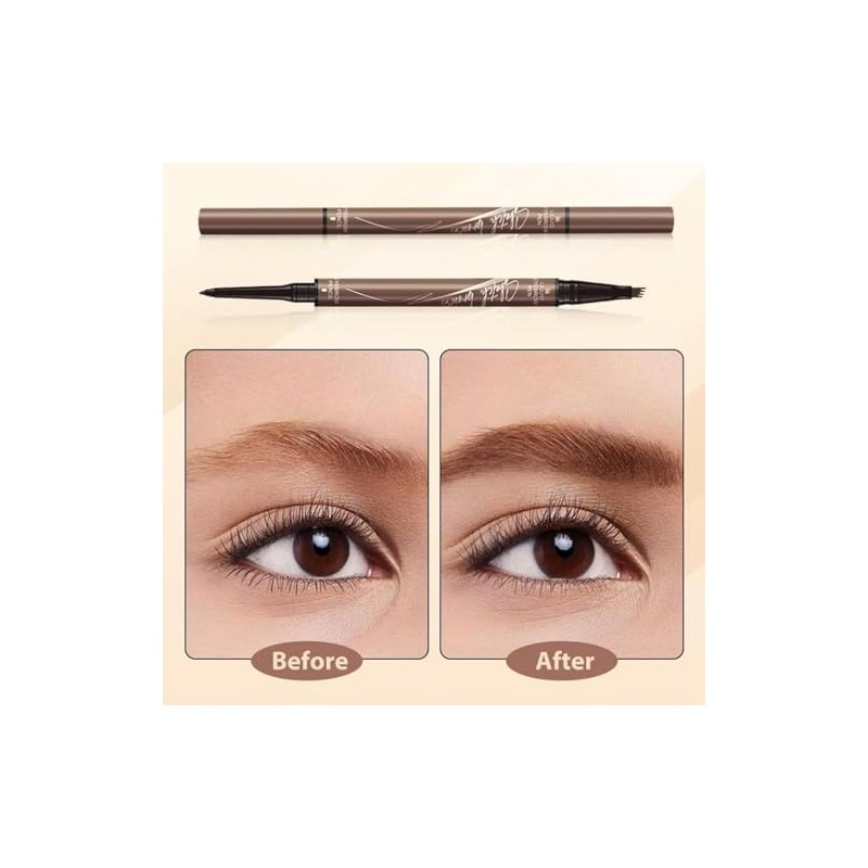 Lápiz Para Cejas Lápiz de Cejas Mágico 2 en 1