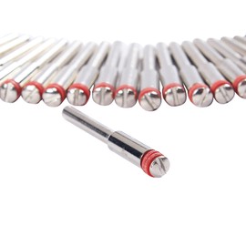 Drilax 25-Pc Rotary Tool Mandrels (1/8" Shank) | Compatible with Dremel 402 Holders for Cut-Off Discs, Grinding Wheels & Polishing Accessories
