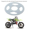 Unifizz 80T 25H Sprocket T8F Sprocket Steel 54Mm 80 Teeth 25H Rear Chain Sprocket for 47Cc 49Cc Dirt Bike A-T-V Qu-ad Min-imo-to Motorcycle