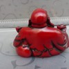VOSAREA Laughing Buddha Statue Resin Maitreya Buddha Statue Fengshui Figurine
