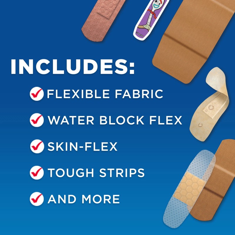 Band-Aid Brand Adhesive Bandage Family Variety Pack, Assorted, 110 Ct