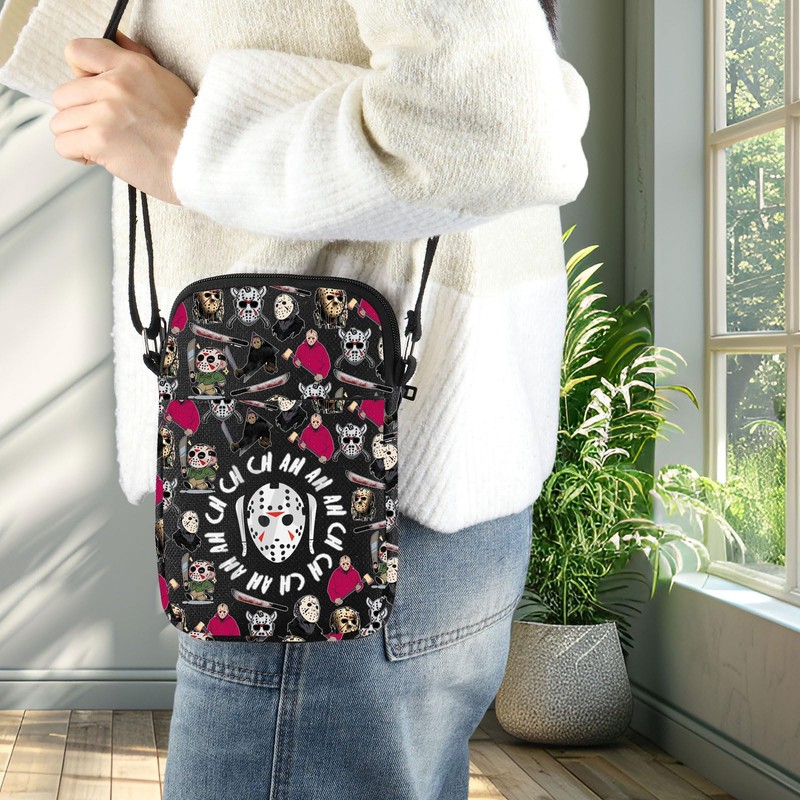 WZMPA Jason Mask Crossbody Bag Jason Friday Fans Gift Jason