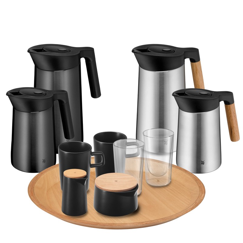 WMF Kineo Double-Walled Insulated Jug 0.6 L, Stainless Steel Thermos