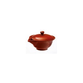 TOKYO MATCHA SELECTION - Hohin teapot - SOZAN (140cc/ml) Red - ceramic mesh [Standard ship by SAL with Tracking number & Insurance]