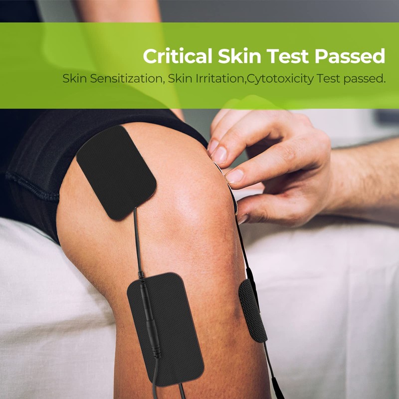 AUVON TENS Unit Pads 2"X4" 10 Pcs, 3rd Gen Latex-Free