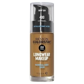 Revlon Colorstay Longwear SPF 20 Makeup Foundation for Normal and Dry Skin, Caramel