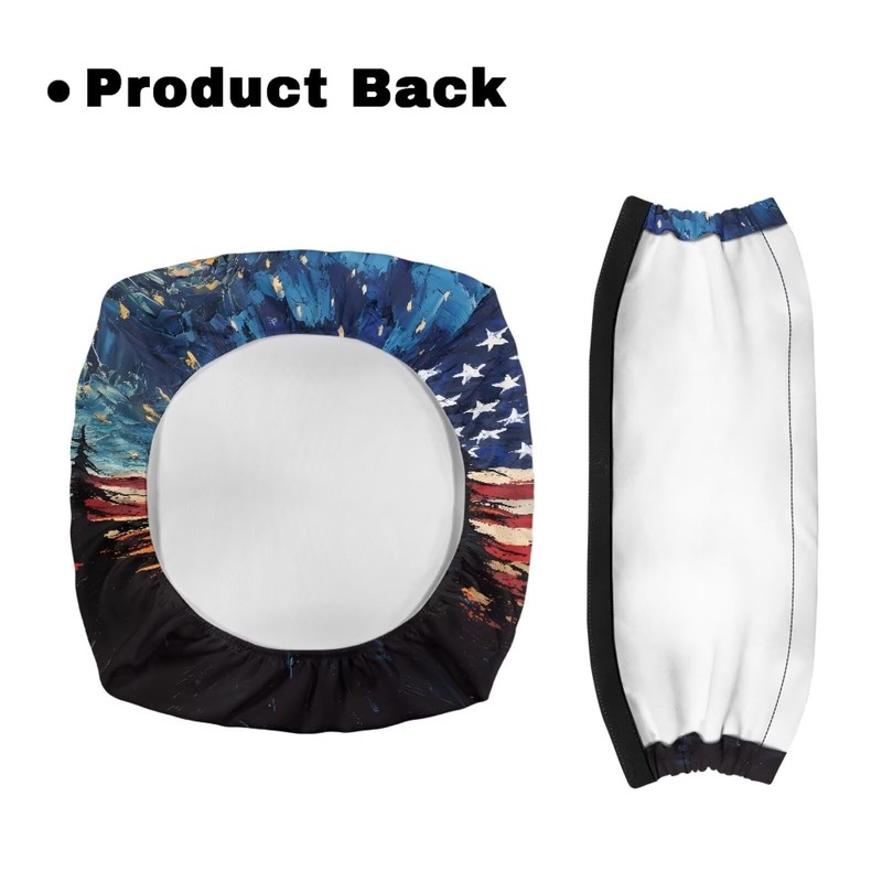 LedBack Walker Seat Cover American Flag Oil Painting Walkers Accessories
