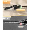 SUBORAWOS Zipper Repair Kit 20pcs Large Universal - Large Size