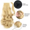StrRid Blonde Ponytail Extension, Ponytail Extension Wrap Around Clip in