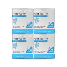 Gloorigin Biogen Lactobacillus 10 billion (19 types of probiotics) 60 capsules, 4 pieces / 글로오리진 바이오젠 유산균 100억(19종 프로바이오틱스) 60캡슐, 4개