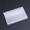 20 Slot Empty Storage Box for Nail Drills Transparent Acrylic