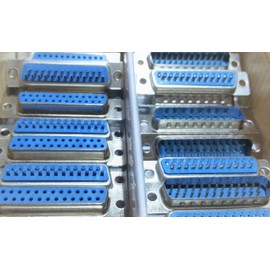 Connectors Pro Pc Accessories 10 Pairs DB25 Male and Female D-Sub 25P Solder Type Connector, 20-Pack (10 Male + 10 Female)