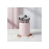 Set De Brochas 24 Piezas Beauty Creations + Estuche Cilindro