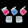 Dekori Beaded Case, Accessory Case, Bead Holder, Parts Case, Transparent,