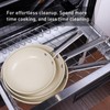 MsMk Ceramic Nonstick 8-inch, 9.5-inch and 11-inch Frying Pan Set,