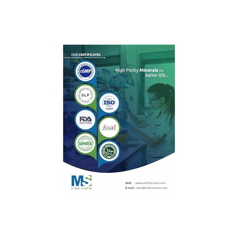 MS Finechem Sodium Benzoate 100% Purity Food Grade Preservative Additive