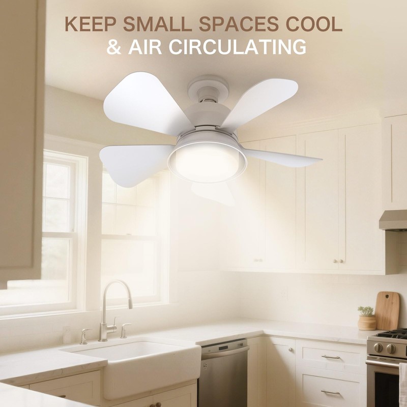 WARWARS Socket Fan Light Breeze Ceiling Fan, Easy Install Socket