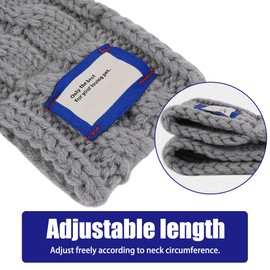 Dog Knitted Scarf,Knitted Pets Warm Scarf,Pet Stylish Decoration Neck Scarves for Small Medium Cats Dogs Winter Outfits