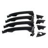 MOTOKU Black Front Rear Exterior Door Handle Kit for Hyundai