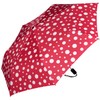 Knirps Slim Duomatic Dots Pocket Umbrella, red