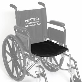 ProHeal Nylon Wheelchair Seat Replacement - Comfortable & Supportive Padded Seat for 18" Chair - K2