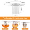 2Pack Tea Strainer, Stainless Steel Tea Infuser Basket Sitting in