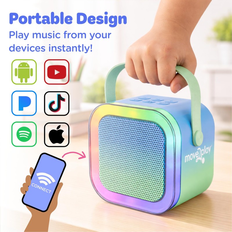 Move2Play, Karaoke Machine for Kids | Includes 20+ Kid Songs