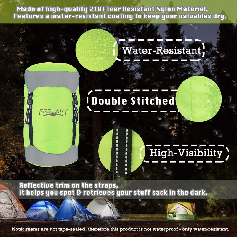 Frelaxy Compression Sack, 40% More Storage! 11L/18L/30L/45L/52L Compression Stuff Sack,
