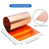 Uxney Copper Sheet Roll, 1000 x 300 x 0.1 mm,