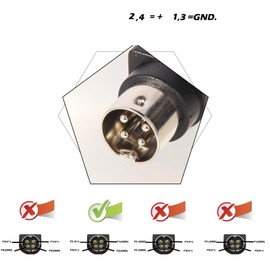 48V 2.5A Switching Power Supply Cord Cable Charger PSU (with 4 Prong Connector) AC/DC Adapter for Linksys Cisco FSP120-AFB 0432-01NW000 043201NW000 0432-00UN000 0432-01JN000