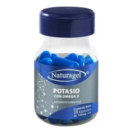 Naturagel Potasio Con Omega 3 700mg 30 Capsulas Sabor Sin Sabor
